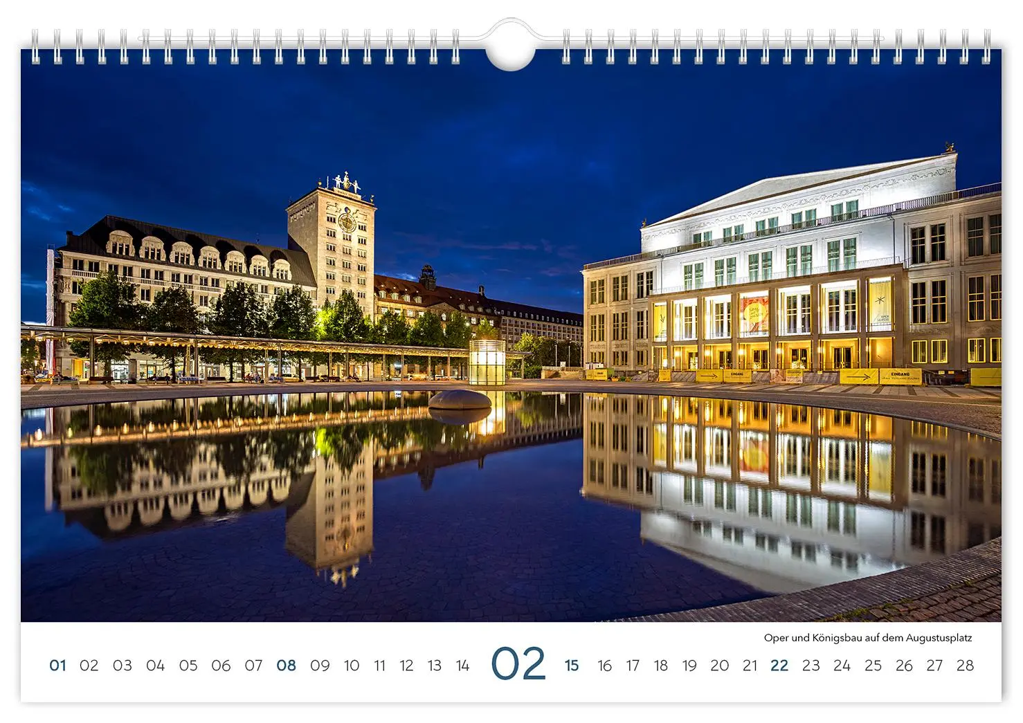 Bild: 9783910680180 | Kalender Leipzig 2026 | 30 x 20 cm weißes Kalendarium | Peter Schubert