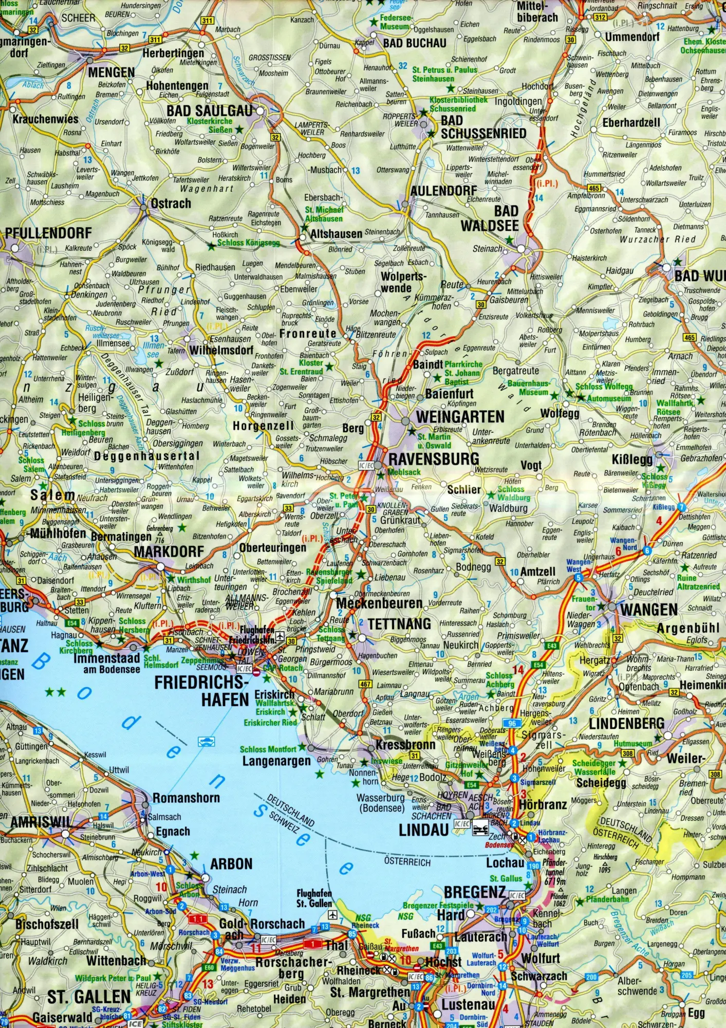 Bild: 9783965990180 | FolyMaps Karte Allgäu Bodensee 1:250 000 | Straßen- und Tourenkarte