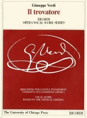Cover: 9788875920180 | Il trovatore | Giuseppe Verdi | Taschenbuch | Klavierauszug | Spanisch
