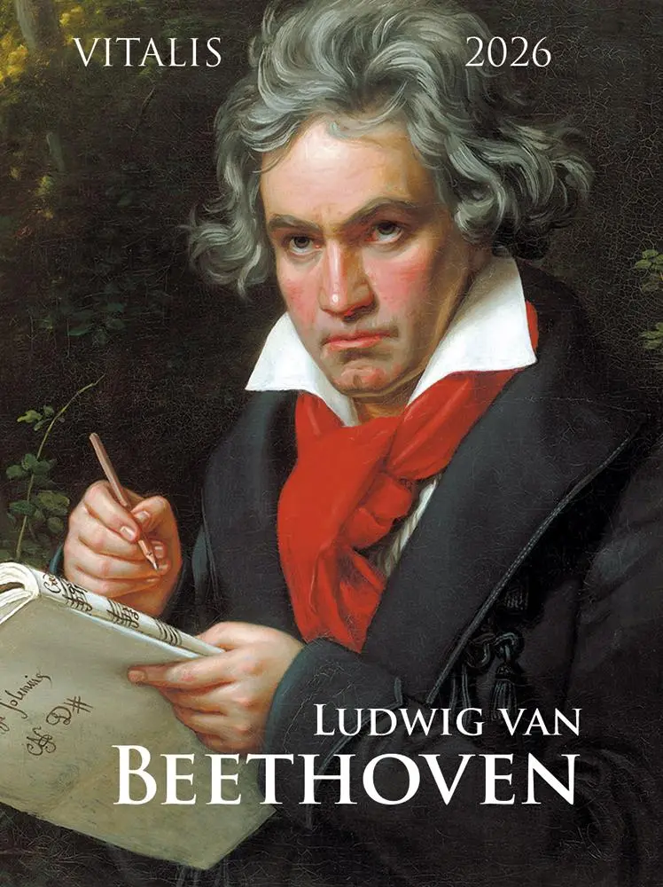 Cover: 8594226440280 | Ludwig van Beethoven 2026 | Minikalender | Kalender | Englisch | 2026