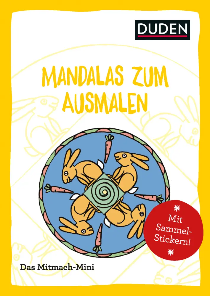 Cover: 9783411850280 | Mandalas zum Ausmalen | Das Mitmach-Mini. Mit Sammel-Stickern! | Buch
