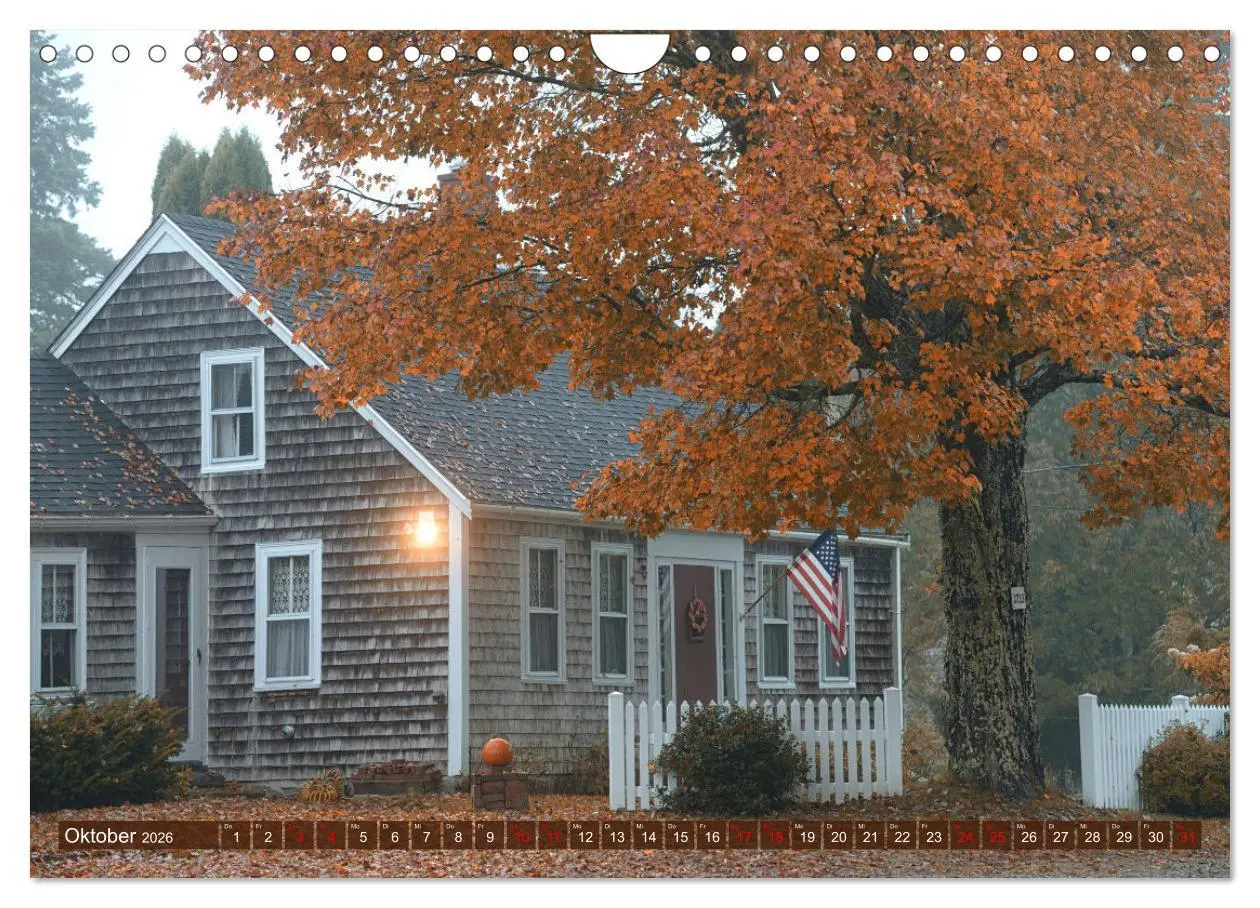 Bild: 9783457320280 | Neu England, Indian Summer (Wandkalender 2026 DIN A4 quer),...