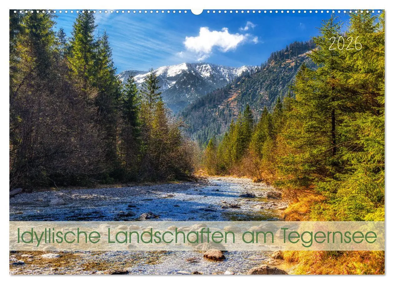 Cover: 9783457490280 | Idyllische Landschaften am Tegernsee (Wandkalender 2026 DIN A2...