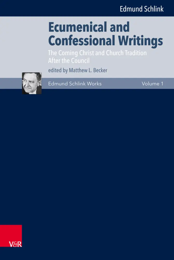 Cover: 9783525560280 | Edmund Schlink Edition. Vol.1 | Edmund Schlink | Buch | 557 S. | 2016
