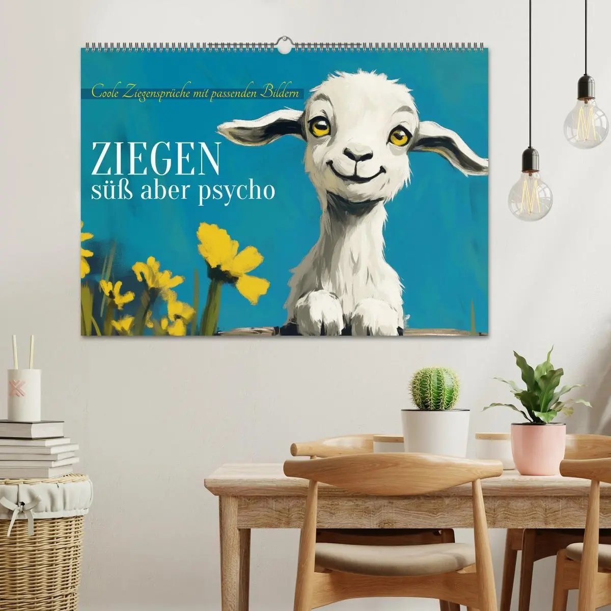 Bild: 9783569050280 | Ziegen, süß aber psycho (Wandkalender 2027 DIN A2 quer), CALVENDO...