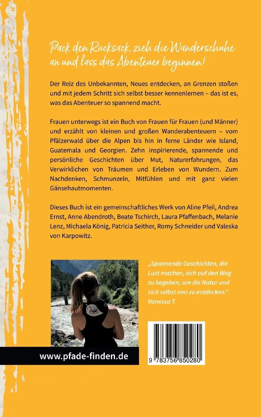 Rückseite: 9783756850280 | Frauen unterwegs | Aline Pfeil (u. a.) | Taschenbuch | 300 S. | 2023
