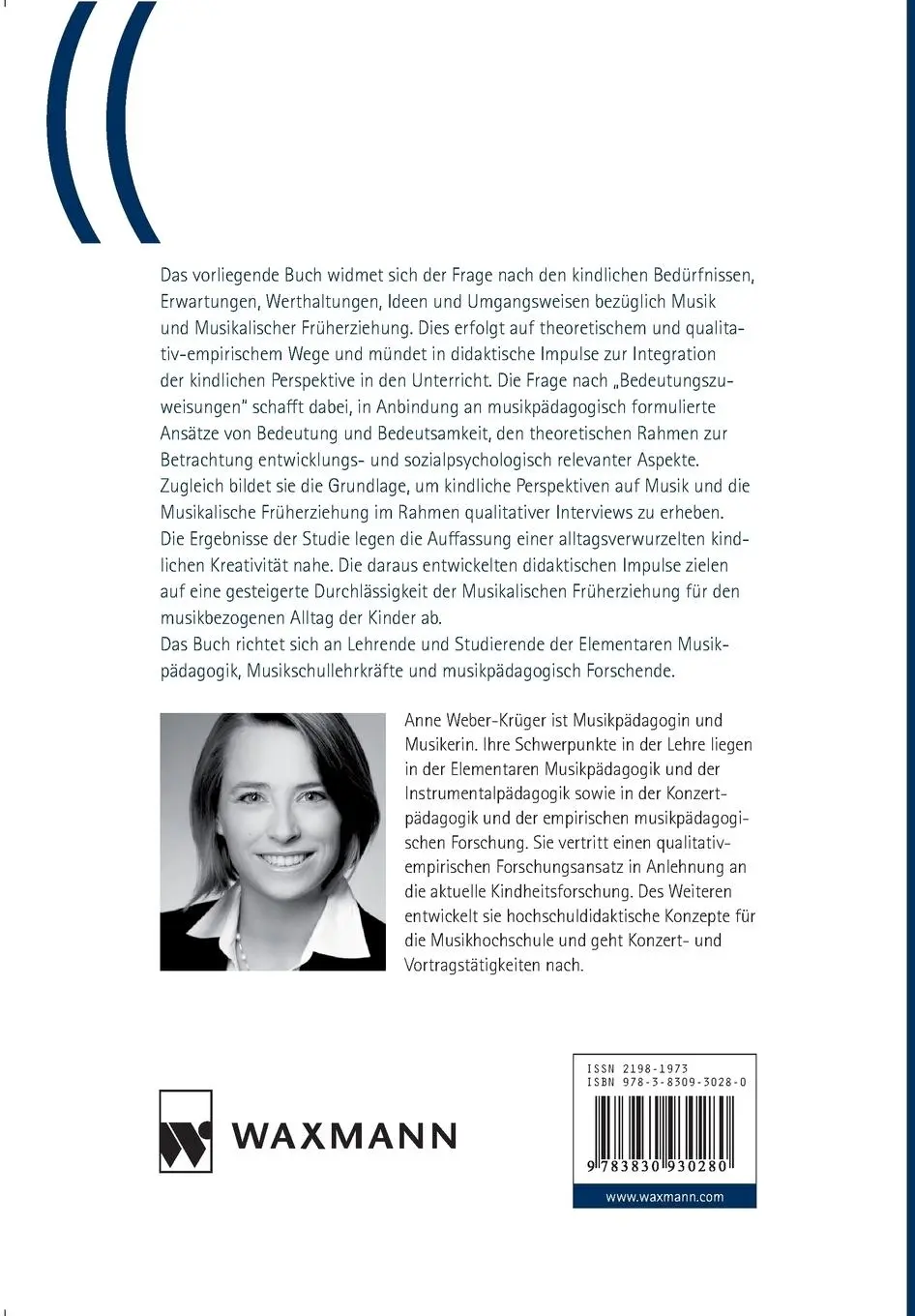 Rückseite: 9783830930280 | Bedeutungszuweisungen in der Musikalischen Früherziehung | Taschenbuch