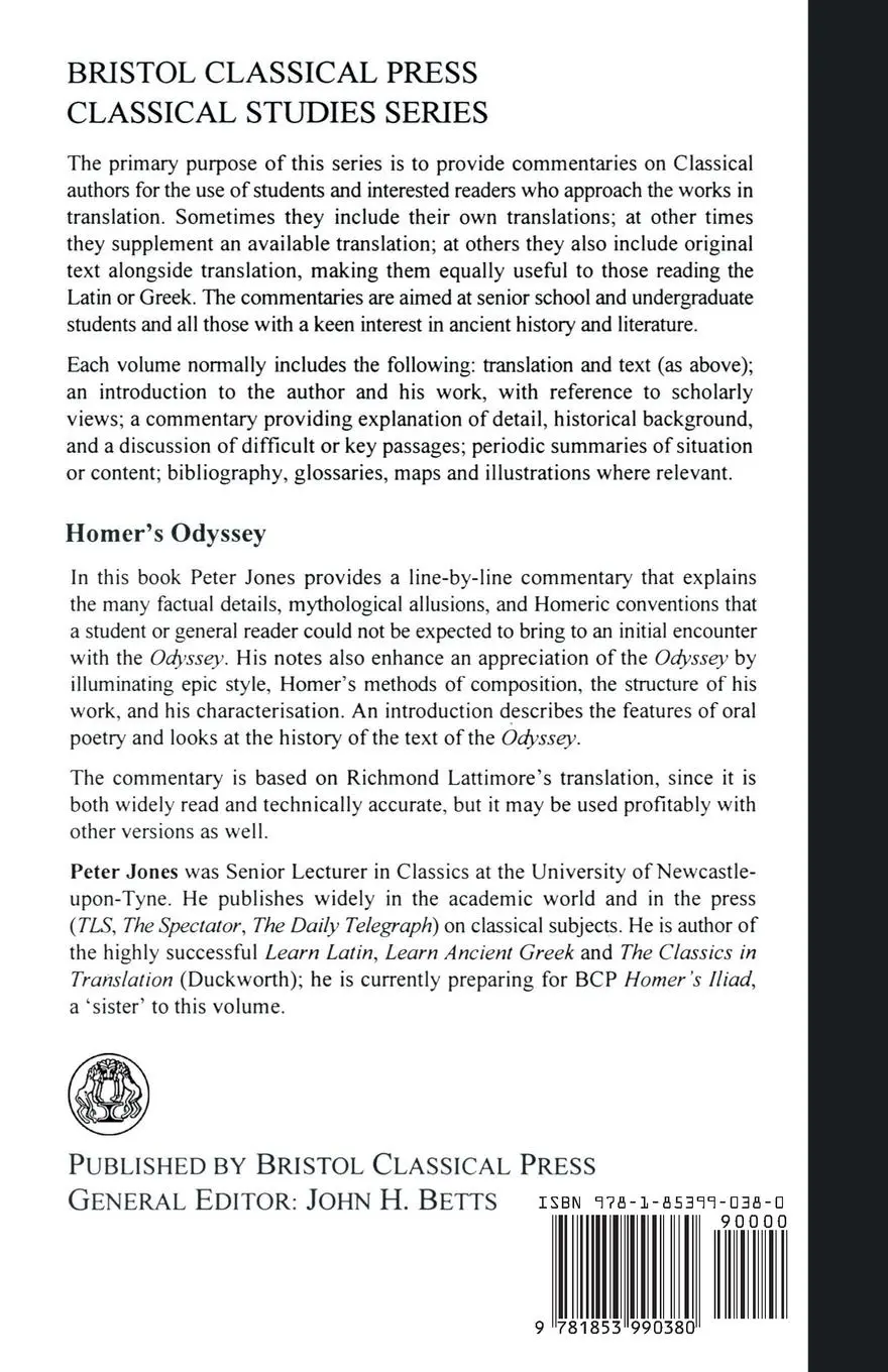 Rückseite: 9781853990380 | Homer's Odyssey | P. V. Jones (u. a.) | Taschenbuch | Englisch | 2013