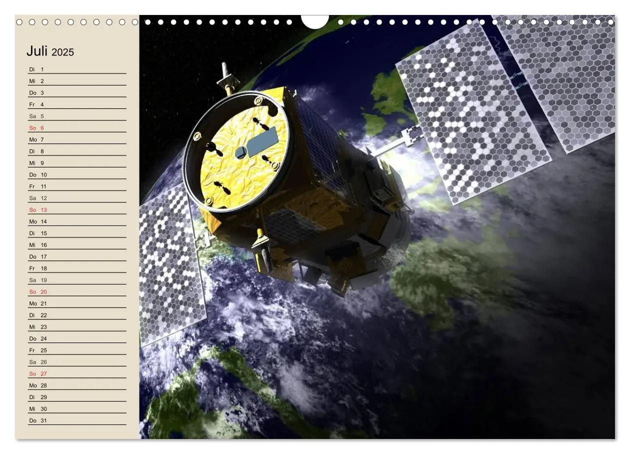 Bild: 9783435530380 | Raumfahrt und Weltall (Wandkalender 2025 DIN A3 quer), CALVENDO...