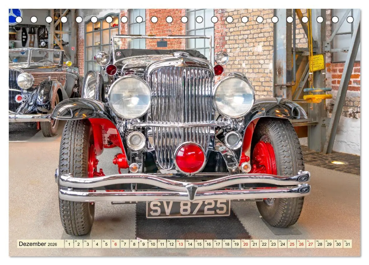 Bild: 9783457480380 | Nationales Auto Museum, The Loh Collection (Tischkalender 2026 DIN...