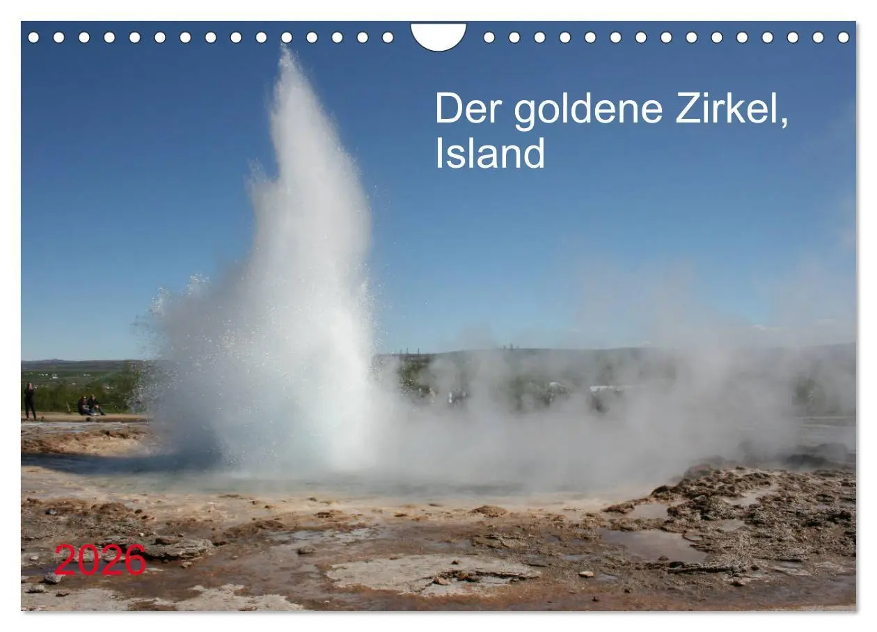 Cover: 9783457790380 | Der goldene Zirkel, Island (Wandkalender 2026 DIN A4 quer),...