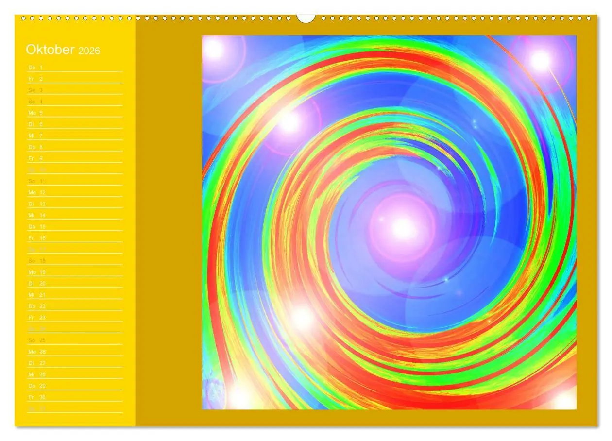 Bild: 9783516190380 | Energie-Spiralen 2026 (Wandkalender 2026 DIN A2 quer), CALVENDO...
