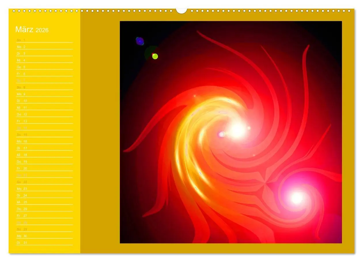 Bild: 9783516190380 | Energie-Spiralen 2026 (Wandkalender 2026 DIN A2 quer), CALVENDO...