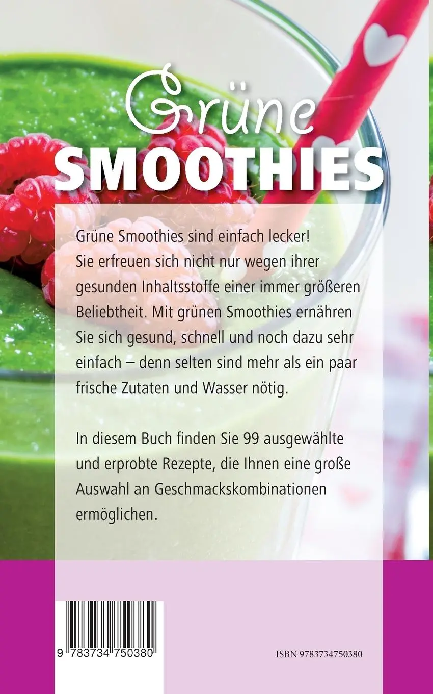 Rückseite: 9783734750380 | Grüne Smoothies - Die besten Rezepte | Alice Anderson | Taschenbuch