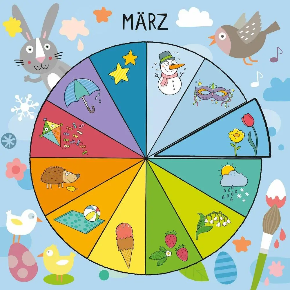 Bild: 9783834670380 | Unser Kinder-Lernkalender 2027 | Anja Boretzki | Kalender | 12 S.