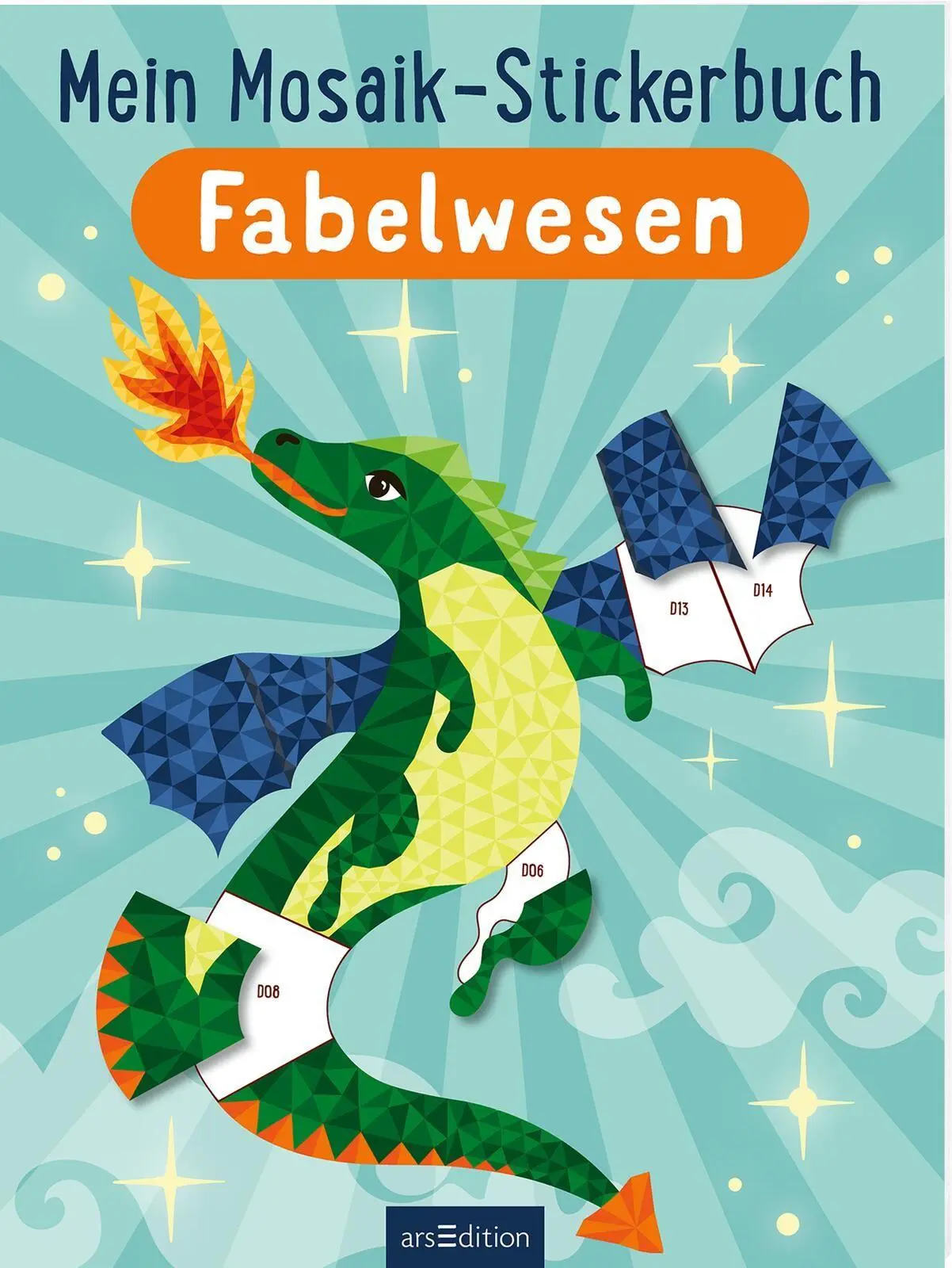 Cover: 9783845870380 | Mein Mosaik-Stickerbuch - Fabelwesen | Izabella Markiewicz | Buch
