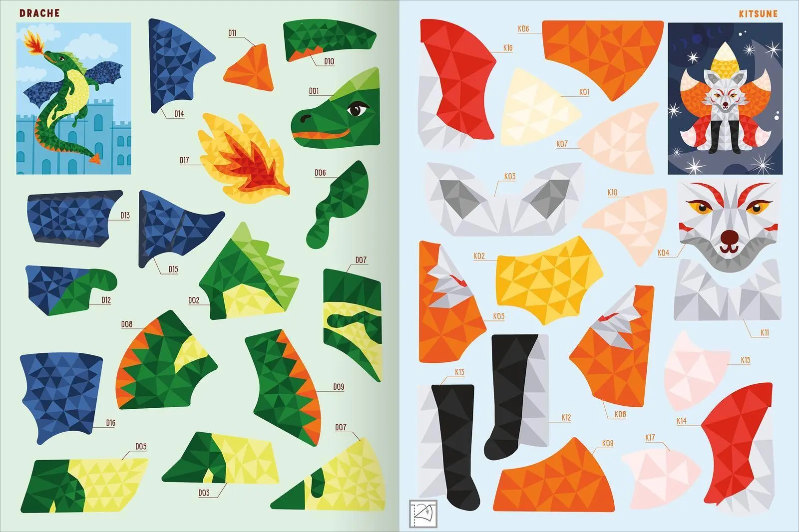 Bild: 9783845870380 | Mein Mosaik-Stickerbuch - Fabelwesen | Izabella Markiewicz | Buch