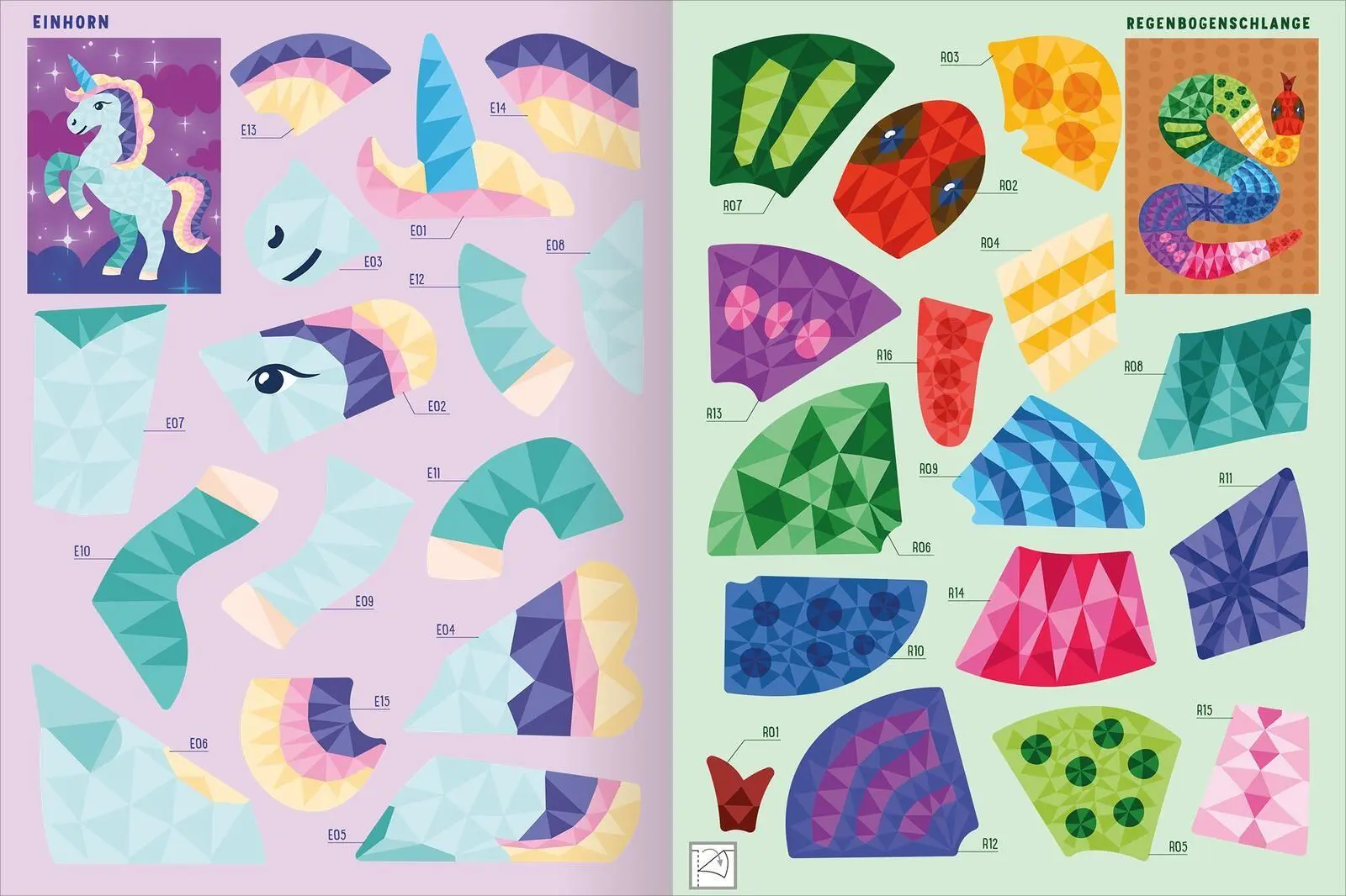 Bild: 9783845870380 | Mein Mosaik-Stickerbuch - Fabelwesen | Izabella Markiewicz | Buch