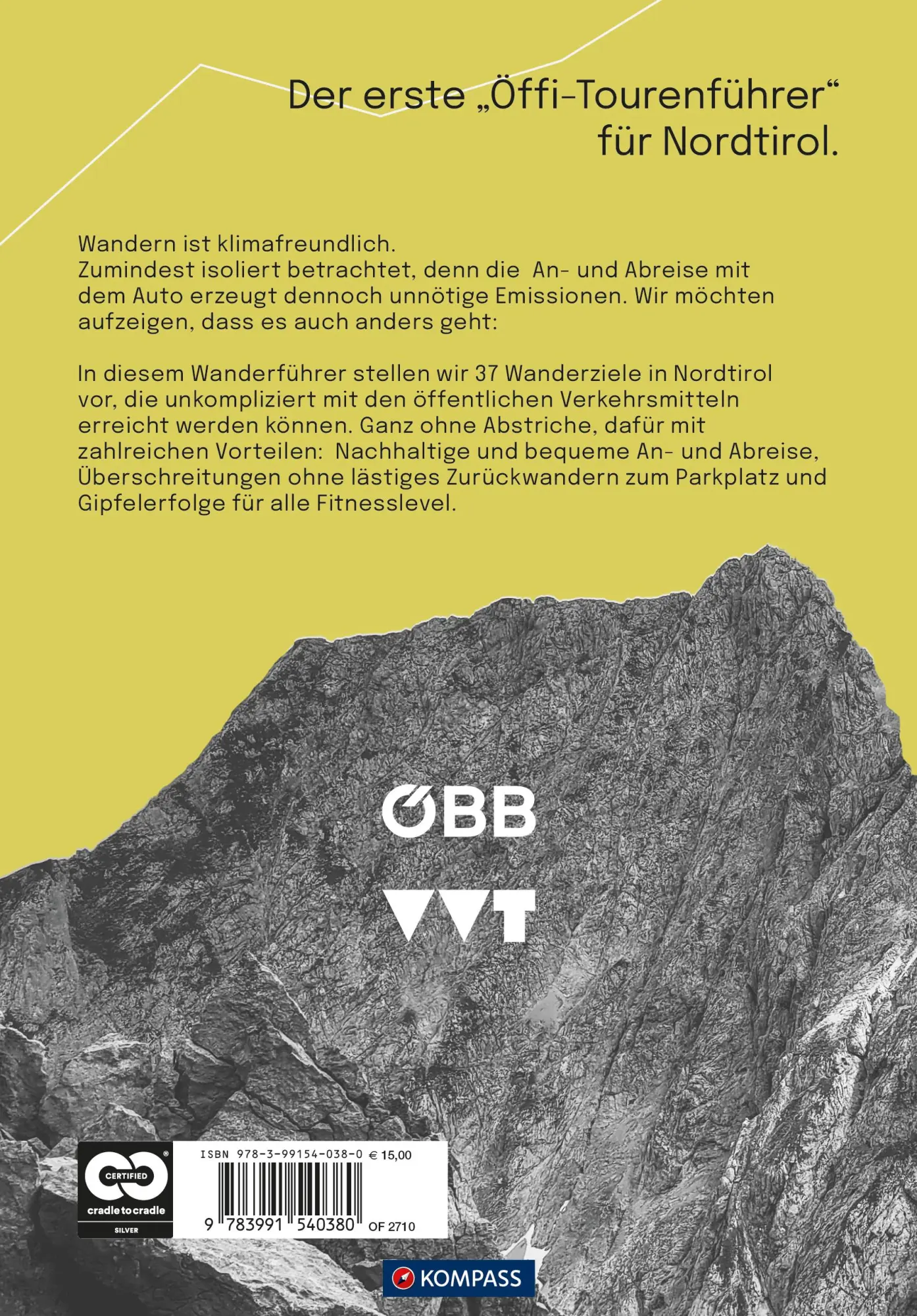 Rückseite: 9783991540380 | KOMPASS Öffi Touren Nordtirol | Taschenbuch | KOMPASS Outdoor-Führer
