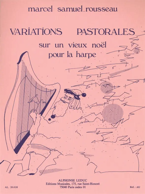 Cover: 9790046200380 | Variations Pastorales Sur Un Vieux - Noel For Harp | Samuel-Rousseau