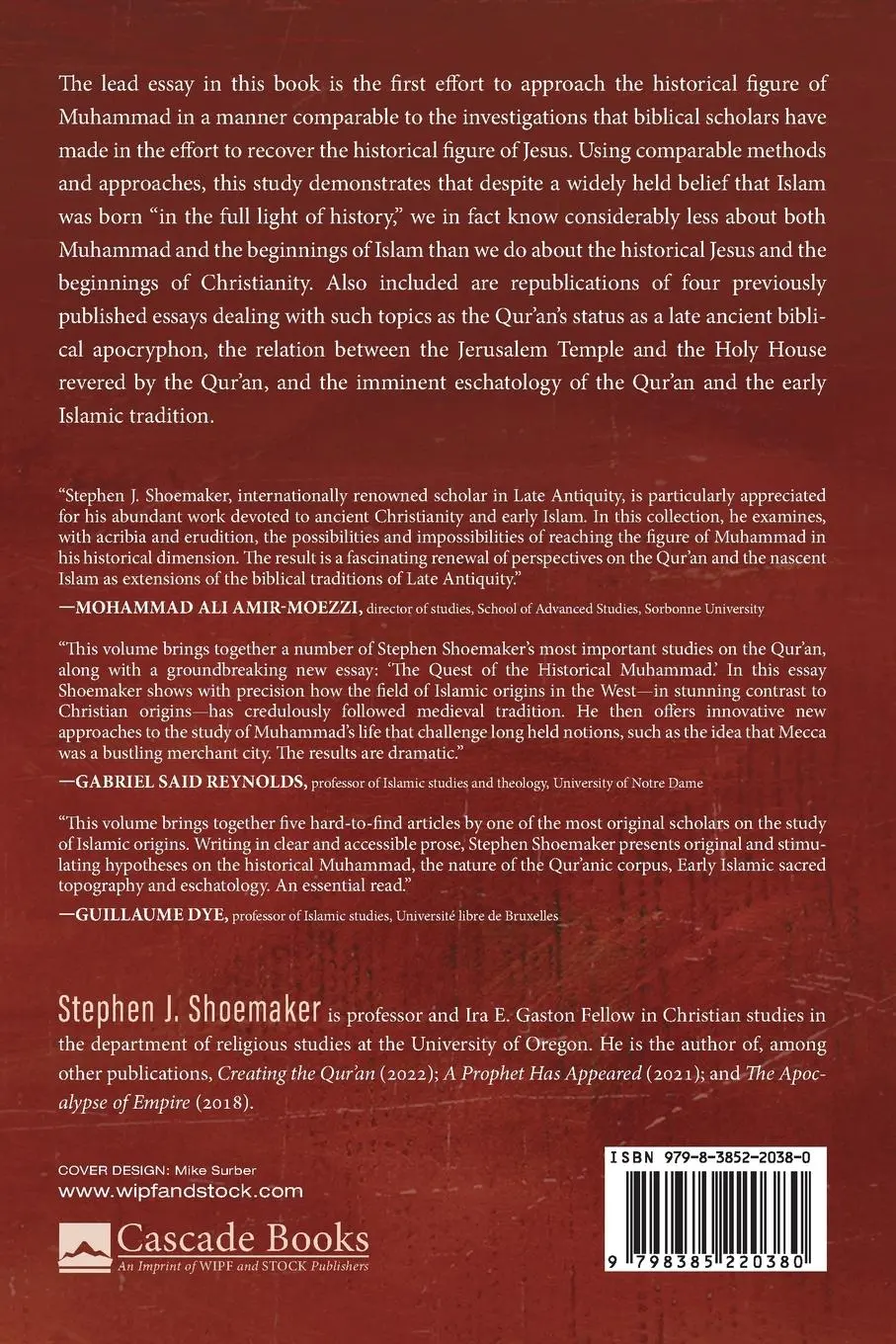 Rückseite: 9798385220380 | The Quest of the Historical Muhammad and Other Studies on Formative...