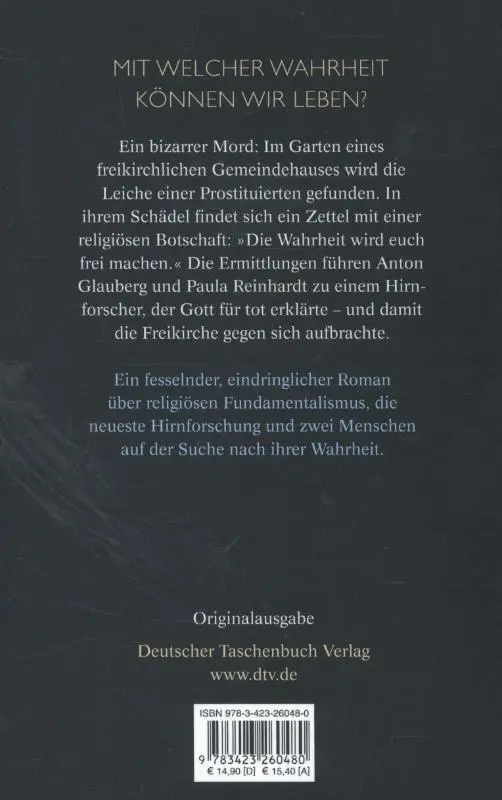 Rückseite: 9783423260480 | Pfingstopfer | Ulrich Woelk | Taschenbuch | dtv- premium | 384 S.