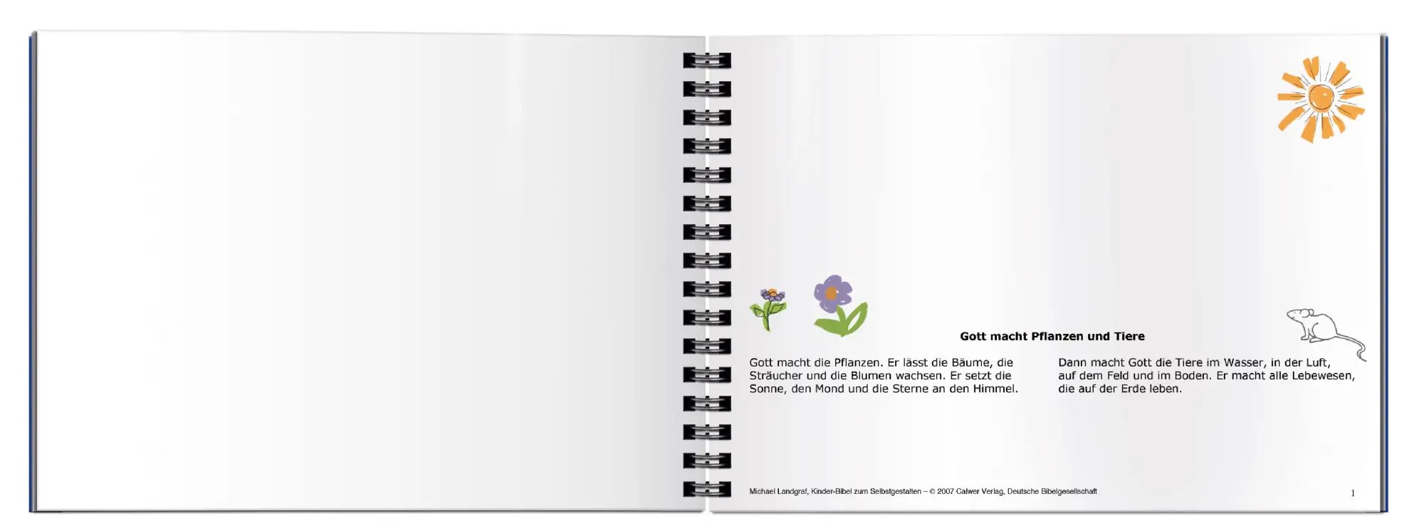 Bild: 9783438040480 | Kinder-Bibel zum Selbstgestalten | Michael Landgraf | Taschenbuch