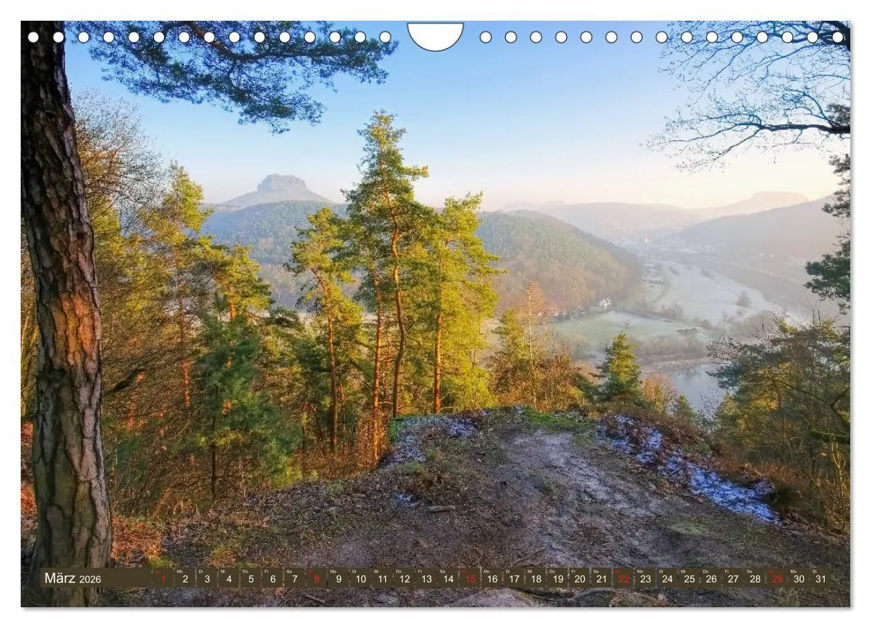 Bild: 9783457780480 | Die Schönheit der Sächsischen Schweiz (Wandkalender 2026 DIN A4...