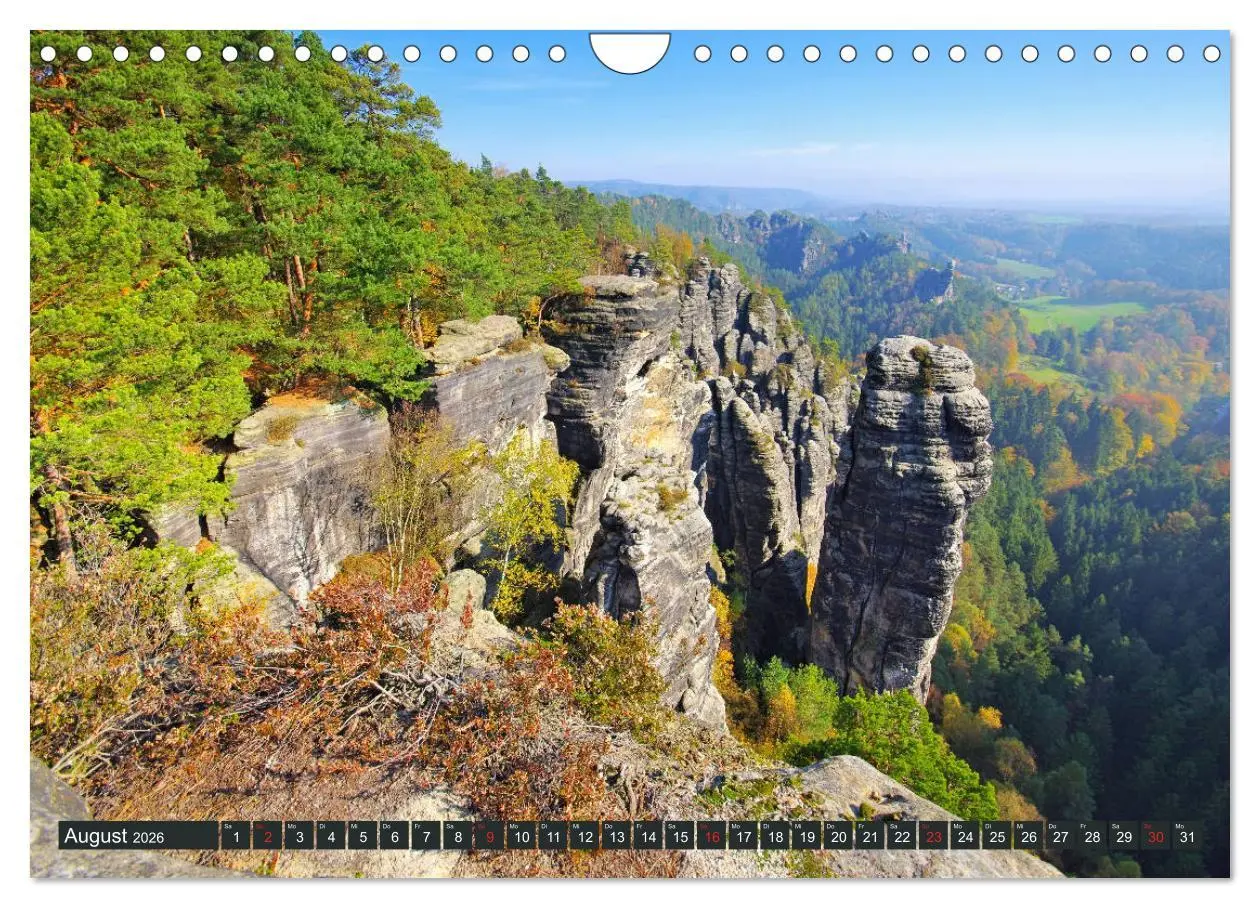 Bild: 9783457780480 | Die Schönheit der Sächsischen Schweiz (Wandkalender 2026 DIN A4...