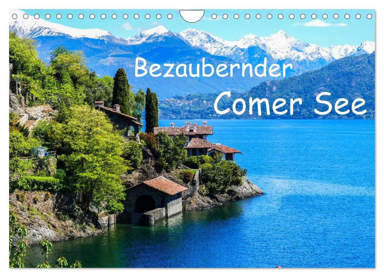 Cover: 9783457850480 | Bezaubernder Comer See (Wandkalender 2026 DIN A4 quer), CALVENDO...