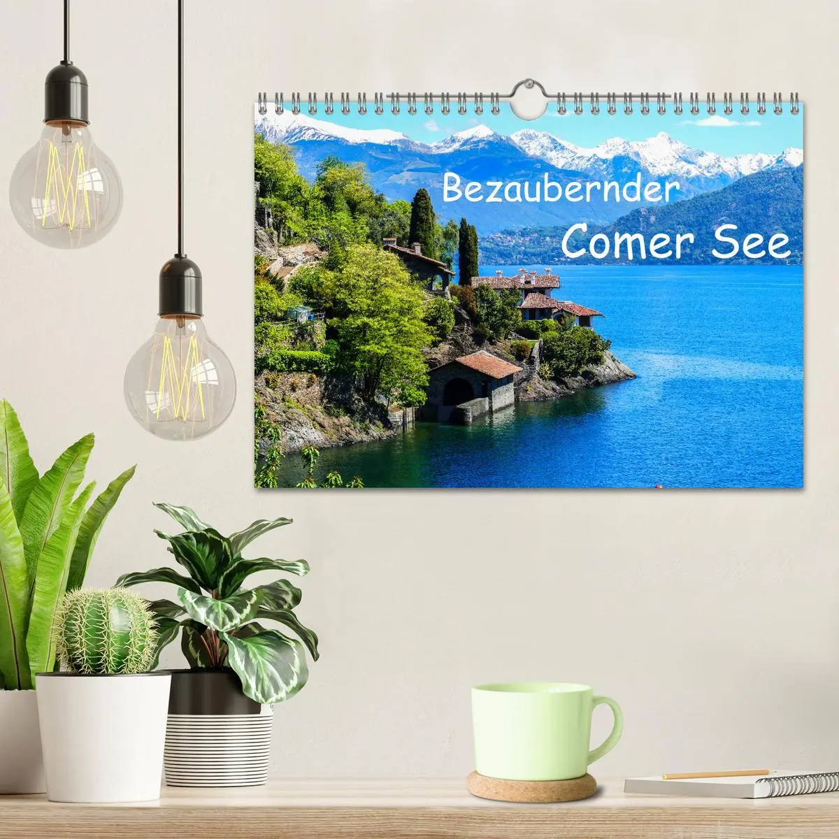 Bild: 9783457850480 | Bezaubernder Comer See (Wandkalender 2026 DIN A4 quer), CALVENDO...