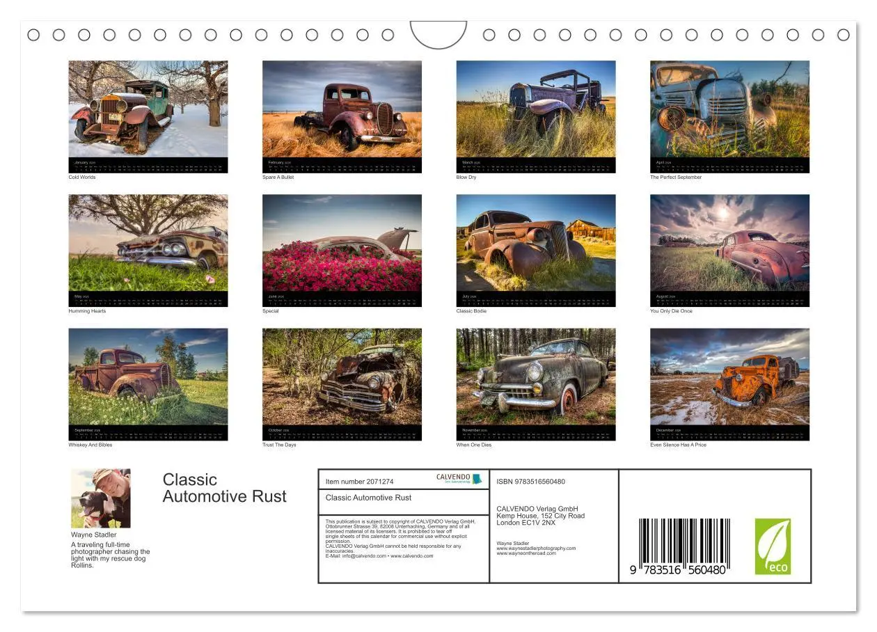 Bild: 9783516560480 | Classic Automotive Rust (Wall Calendar 2026 DIN A4 landscape),...