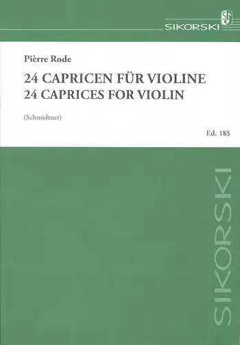 Cover: 9790003000480 | 24 Capricen | Pierre Rode | Buch | Sikorski Edition