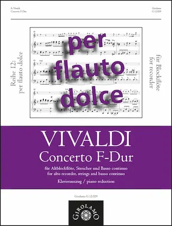 Cover: 9790500840480 | Concerto In F - RV 442 | Antonio Vivaldi | Buch | Girolamo Musikverlag