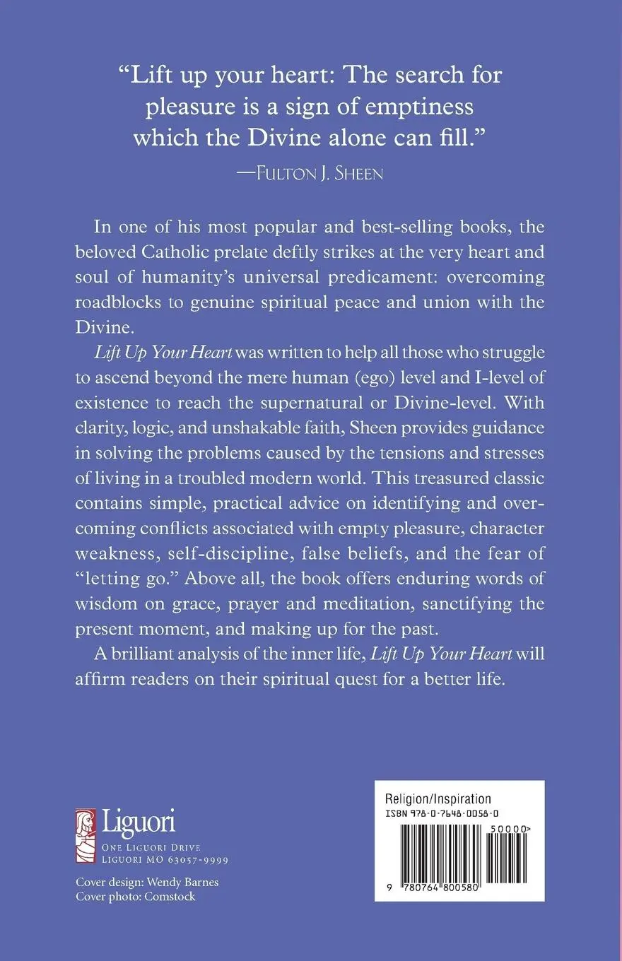Rückseite: 9780764800580 | Lift Up Your Heart | A Guide to Spiritual Peace | Fulton J. Sheen
