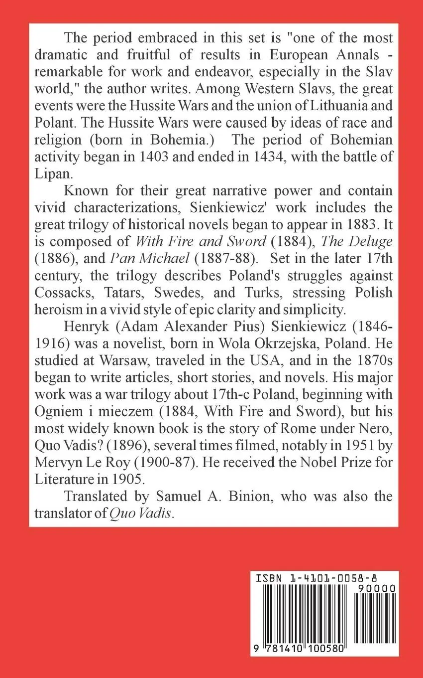 Rückseite: 9781410100580 | With Fire and Sword (Volume Two) | Henryk Sienkiewicz | Taschenbuch