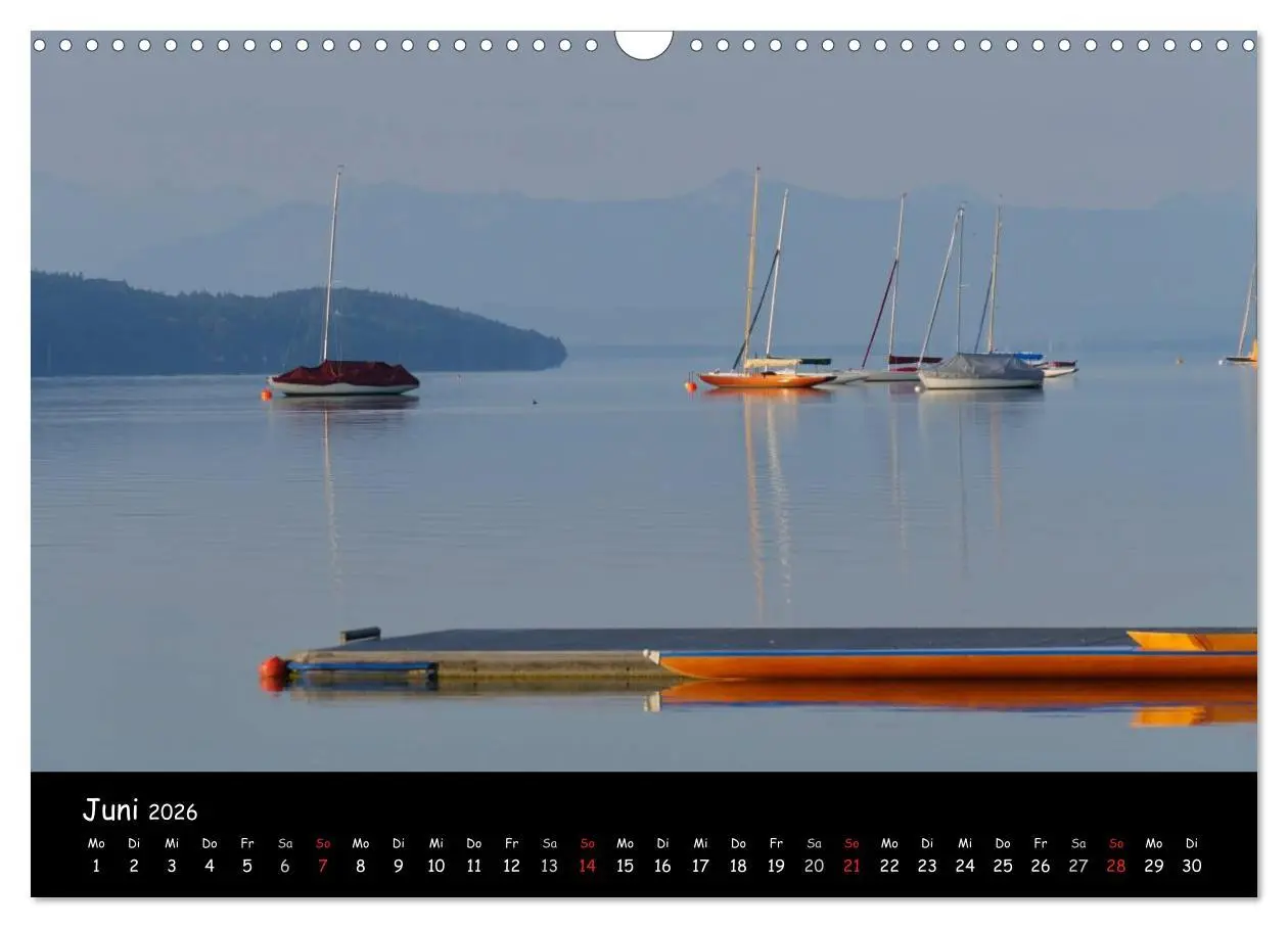 Bild: 9783516170580 | Starnberger See - Silent Moments (Wandkalender 2026 DIN A3 quer),...