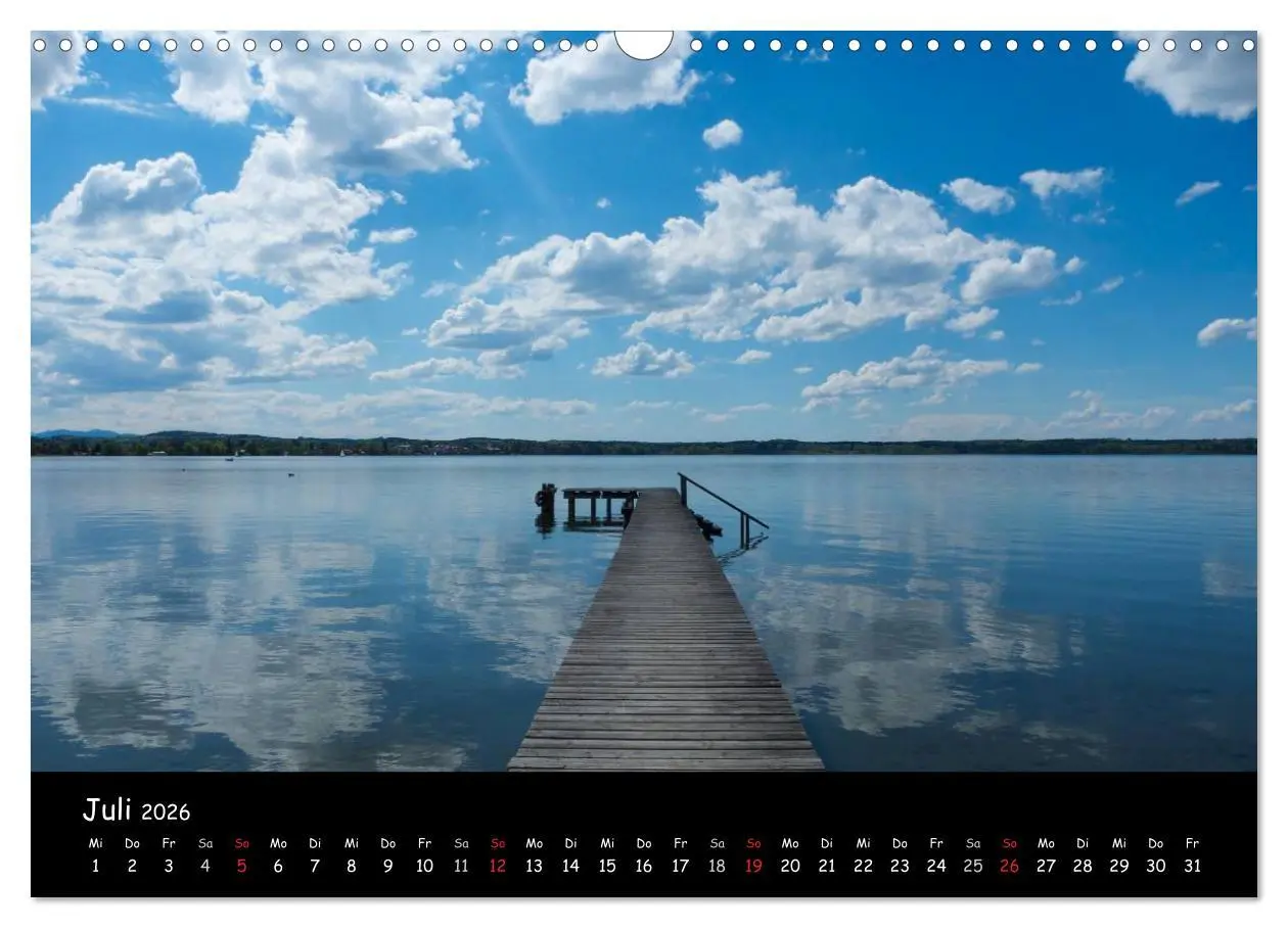 Bild: 9783516170580 | Starnberger See - Silent Moments (Wandkalender 2026 DIN A3 quer),...