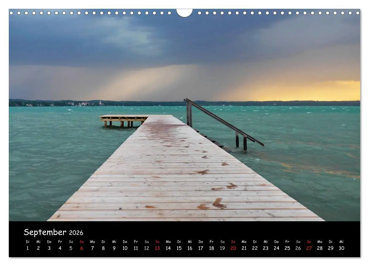 Bild: 9783516170580 | Starnberger See - Silent Moments (Wandkalender 2026 DIN A3 quer),...