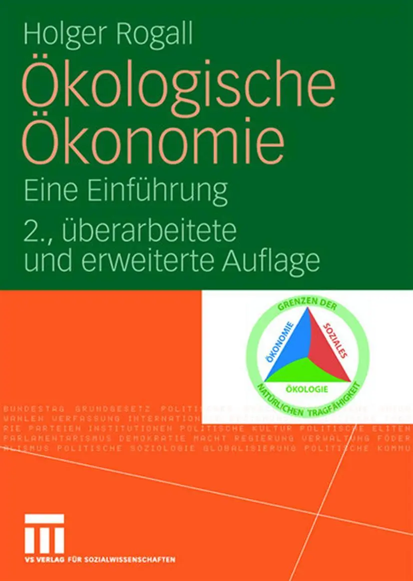 Cover: 9783531160580 | Ökologische Ökonomie | Eine Einführung | Holger Rogall | Taschenbuch