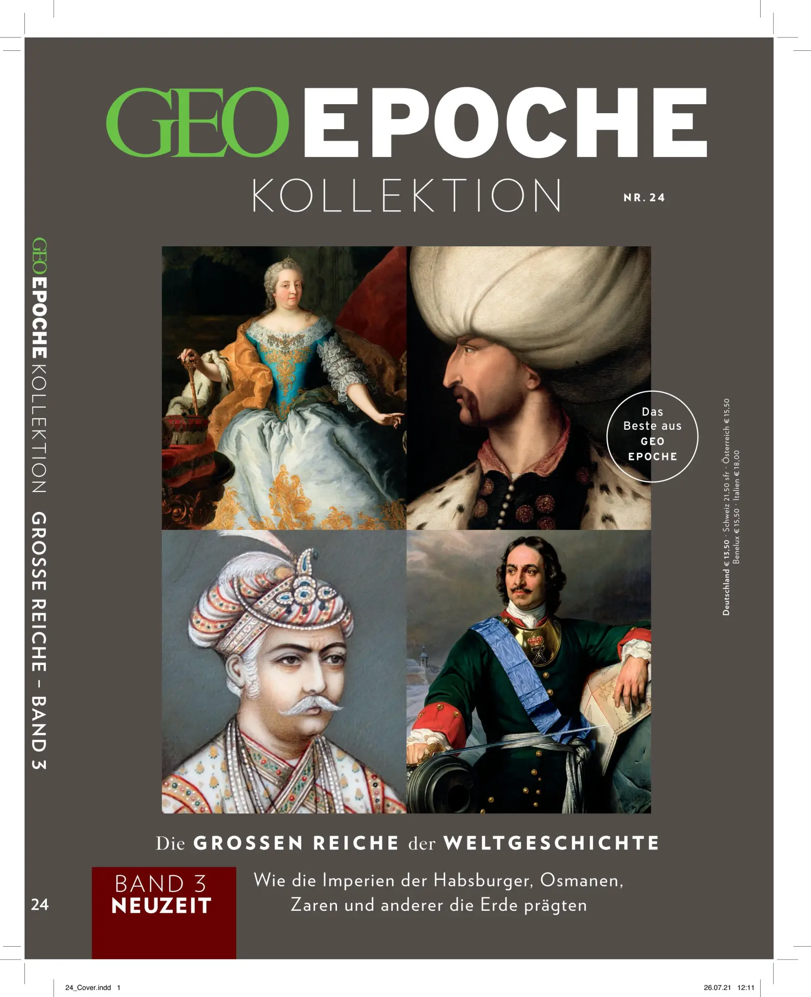 Cover: 9783652010580 | GEO Epoche KOLLEKTION 24/2021 Die großen Reiche der Weltgeschichte...