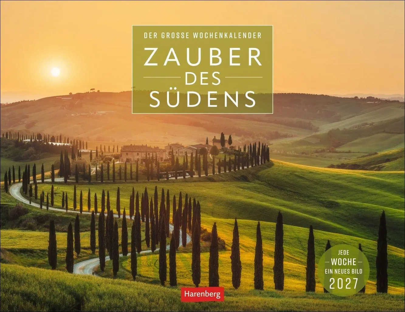 Cover: 9783840040580 | Zauber des Südens Großer Wochenkalender 2027 - Jede Woche ein neues...