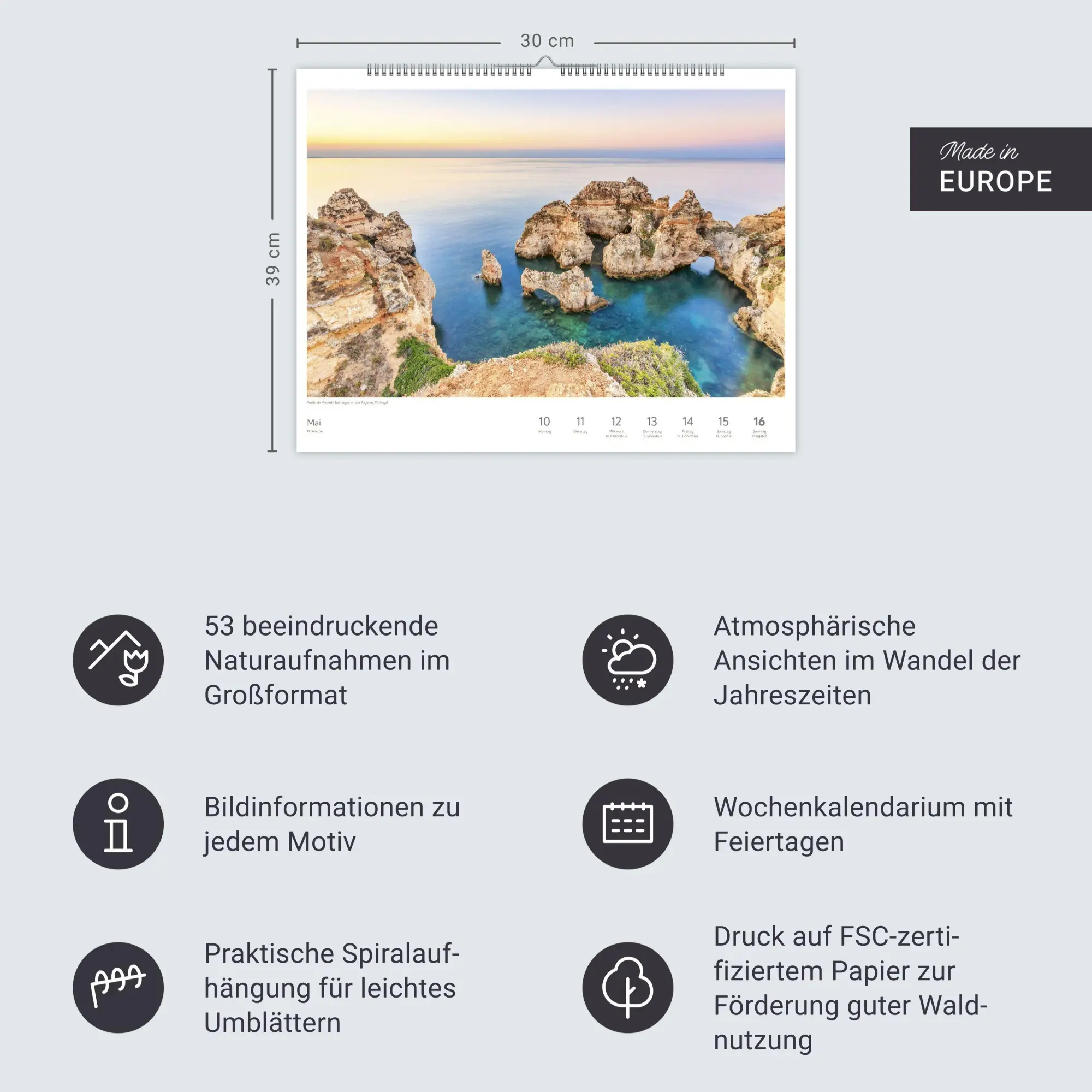 Bild: 9783840040580 | Zauber des Südens Großer Wochenkalender 2027 - Jede Woche ein neues...