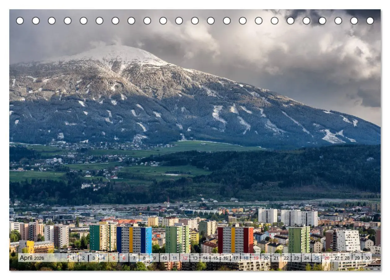 Bild: 9783457760680 | Innsbruck - Hauptstadt der Alpen (Tischkalender 2026 DIN A5 quer),...