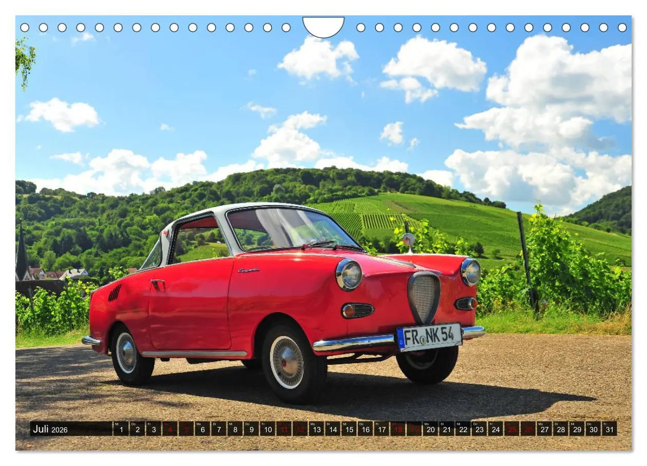 Bild: 9783457900680 | Historische Kleinwagen aus Deutschland (Wandkalender 2026 DIN A4...