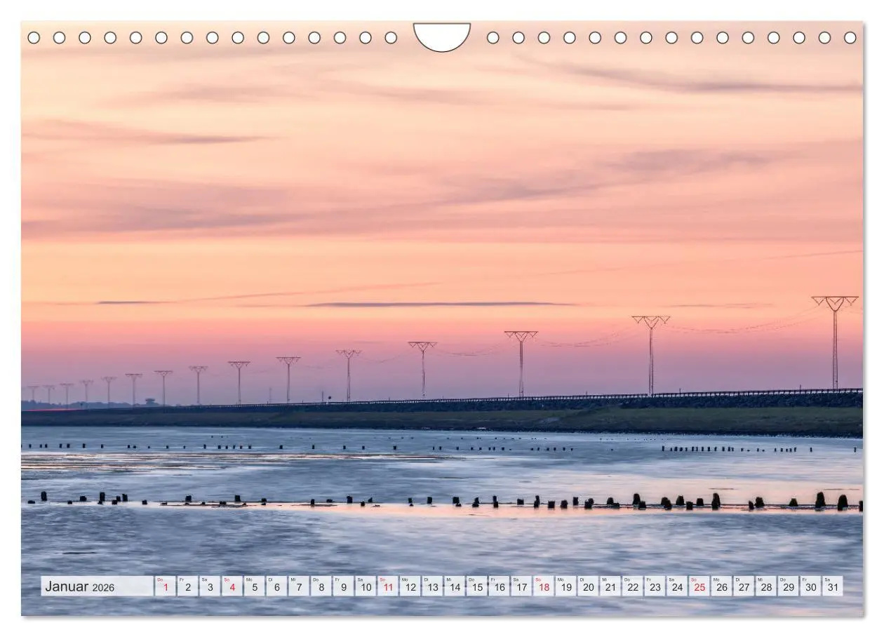Bild: 9783516160680 | Die Insel Römö (Wandkalender 2026 DIN A4 quer), CALVENDO...