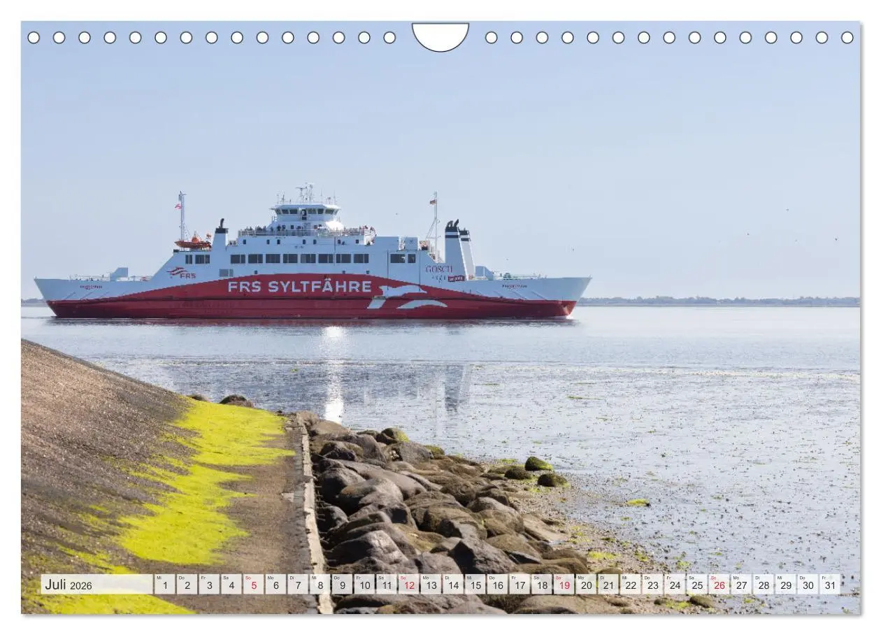 Bild: 9783516160680 | Die Insel Römö (Wandkalender 2026 DIN A4 quer), CALVENDO...