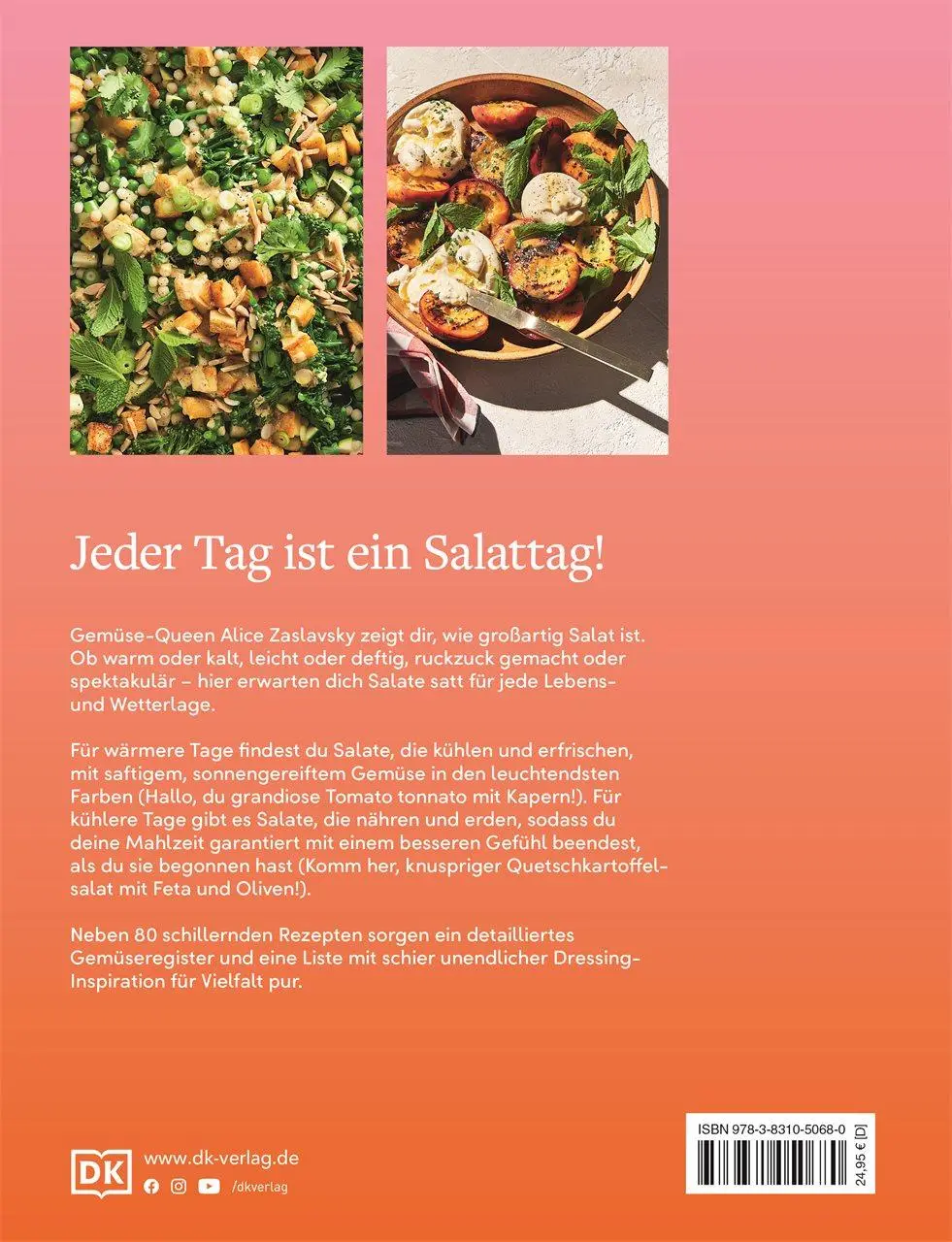 Rückseite: 9783831050680 | Salads every day | Alice Zaslavsky | Taschenbuch | 240 S. | Deutsch