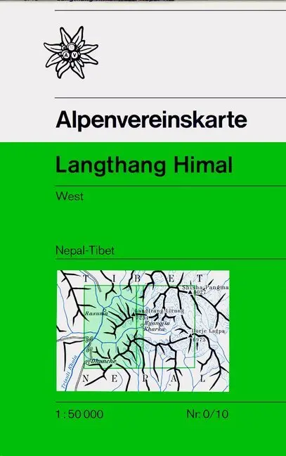 Cover: 9783937530680 | Langthang Himal West | Nepal - Tibet, Topographische Karte 1:50.000