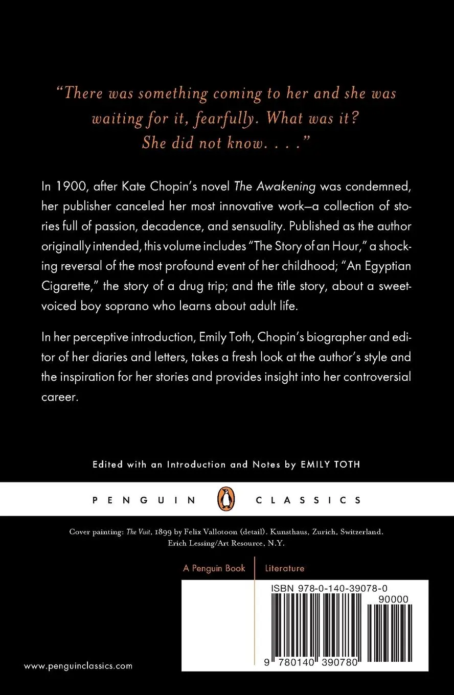 Rückseite: 9780140390780 | A Vocation and a Voice | Stories | Kate Chopin | Taschenbuch | 1991